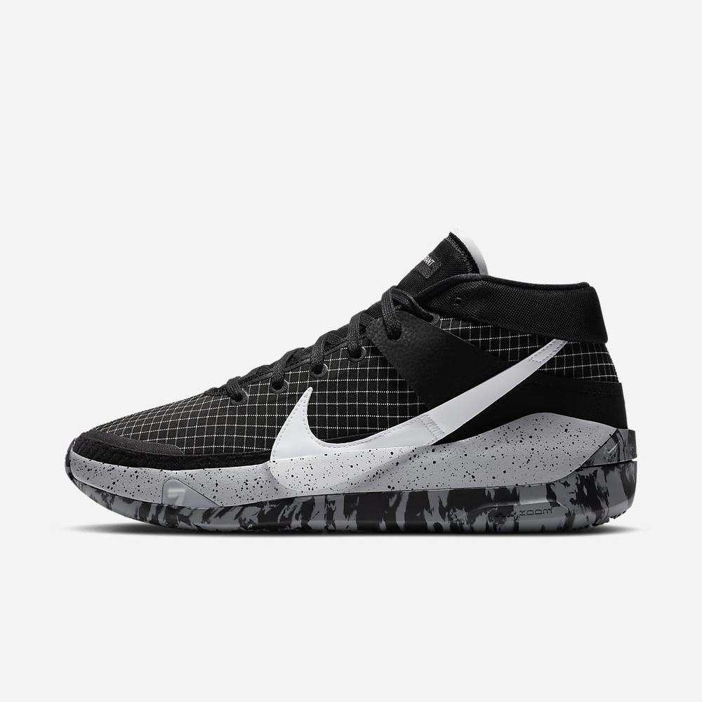 Chaussure De Basket Nike KD13 Noir 8290-671 Black/Wolf Grey/White Homme | VOJ-67724184